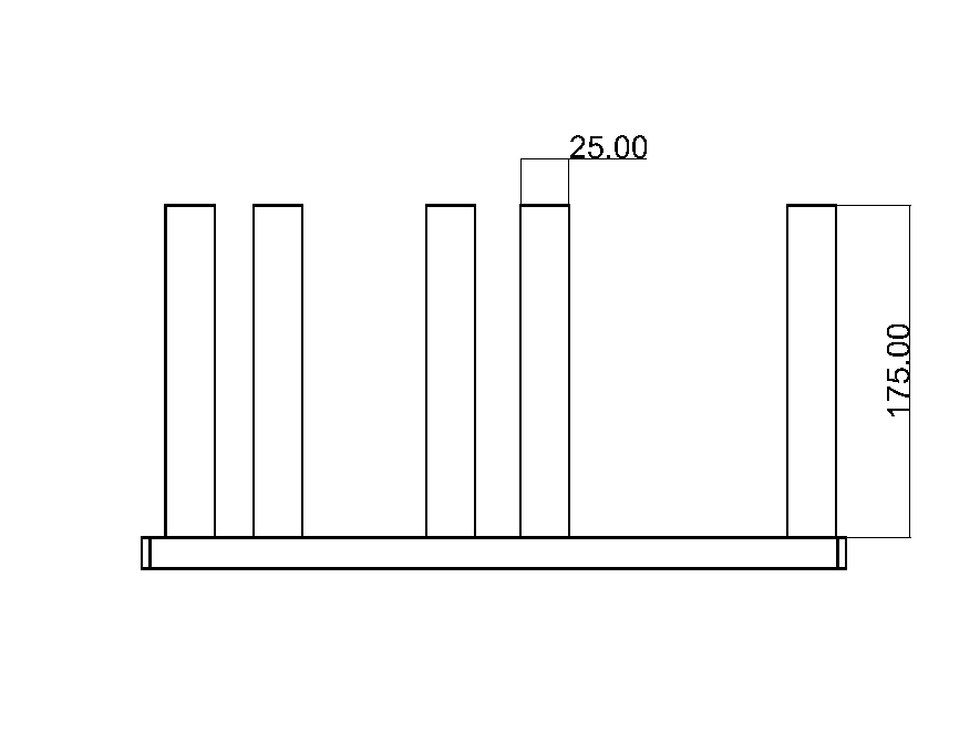 Bamboo Draw Organiser with 6 posts ( EVO 6 ) - Image 4