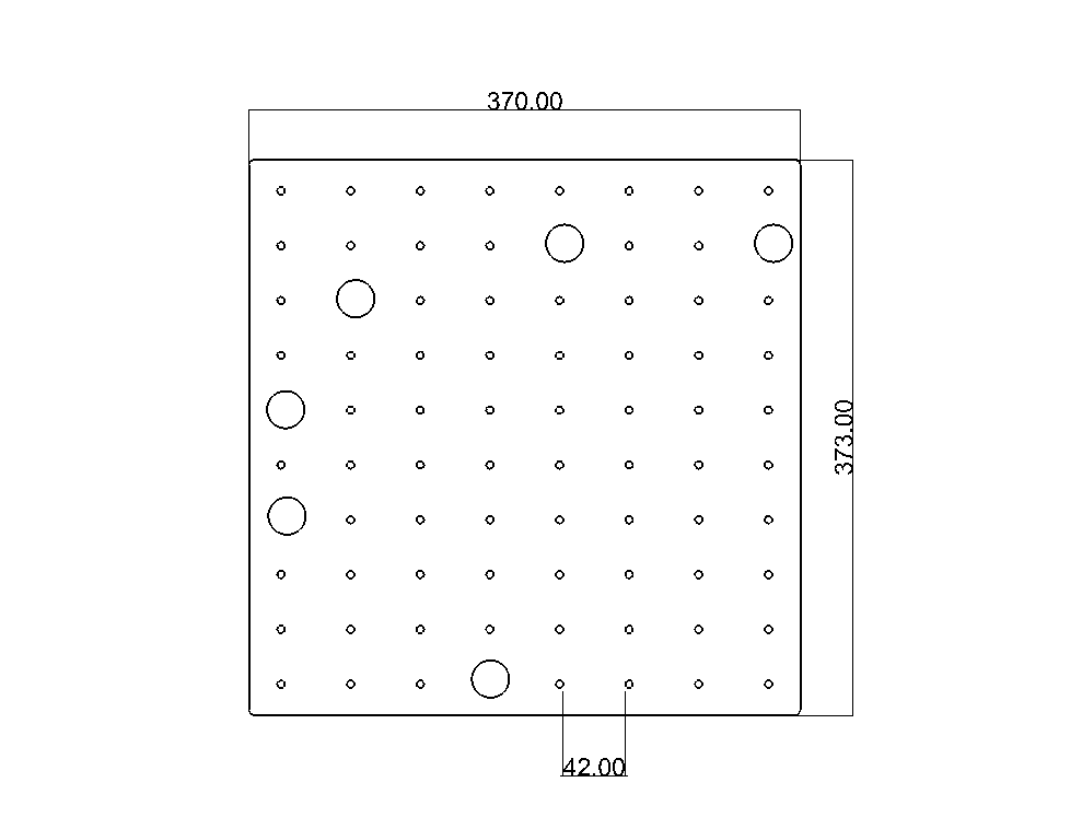 Bamboo Draw Organiser with 6 posts ( EVO 6 ) - Image 3