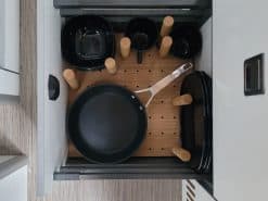 Alternative view of Bamboo Draw Organiser with 6 posts ( EVO 6 )