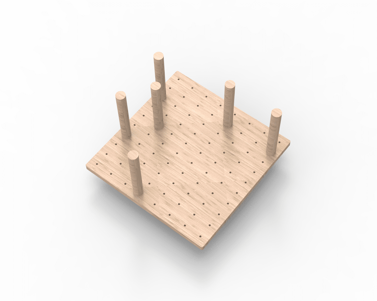 Bamboo Draw Organiser with 6 posts ( EVO 6 )