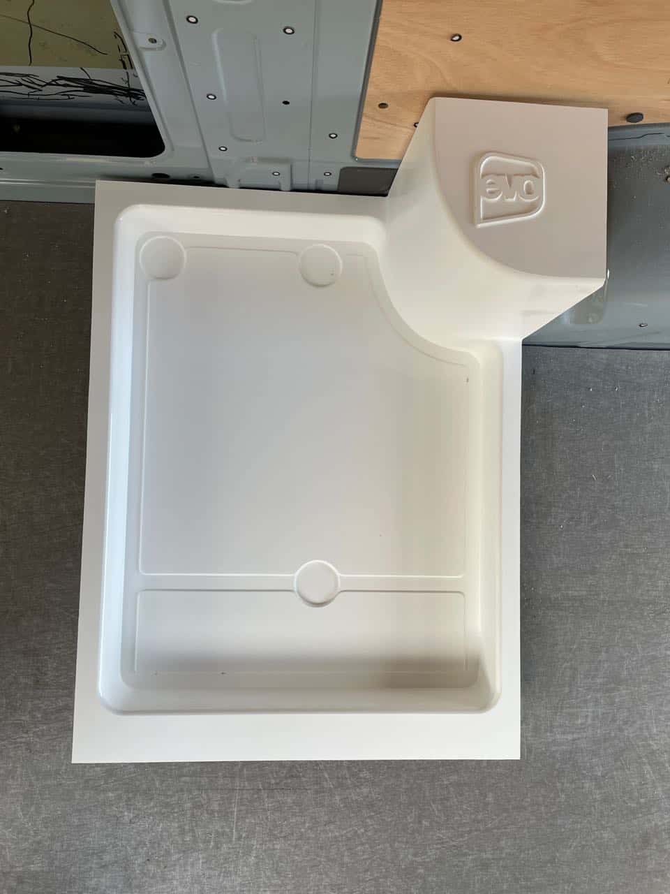 Shower Tray ( E ) New Crafter 2017 + Micro Shower 790 x 680 mm - Image 4