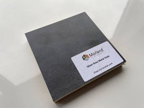 Silver grey metal slate light weight plywood