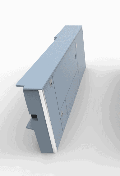 NARROW SIDE ONLY Under platform bed storage (D4) Sprinter 2006 onwards LWB (Z)