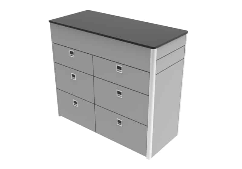 V5.2 – LARGE VANS Side door kitchen pod (ALL DRAWERS)