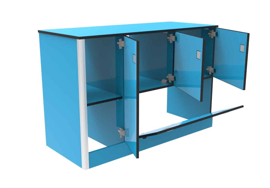 Custom Size van rear storage