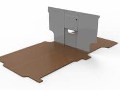 Alternative view of Under Bed Partition + Hinged Door & Removable Lower Panel