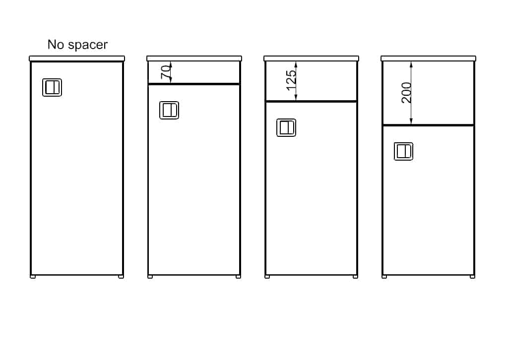 Custom size campervan cupboard parametric design