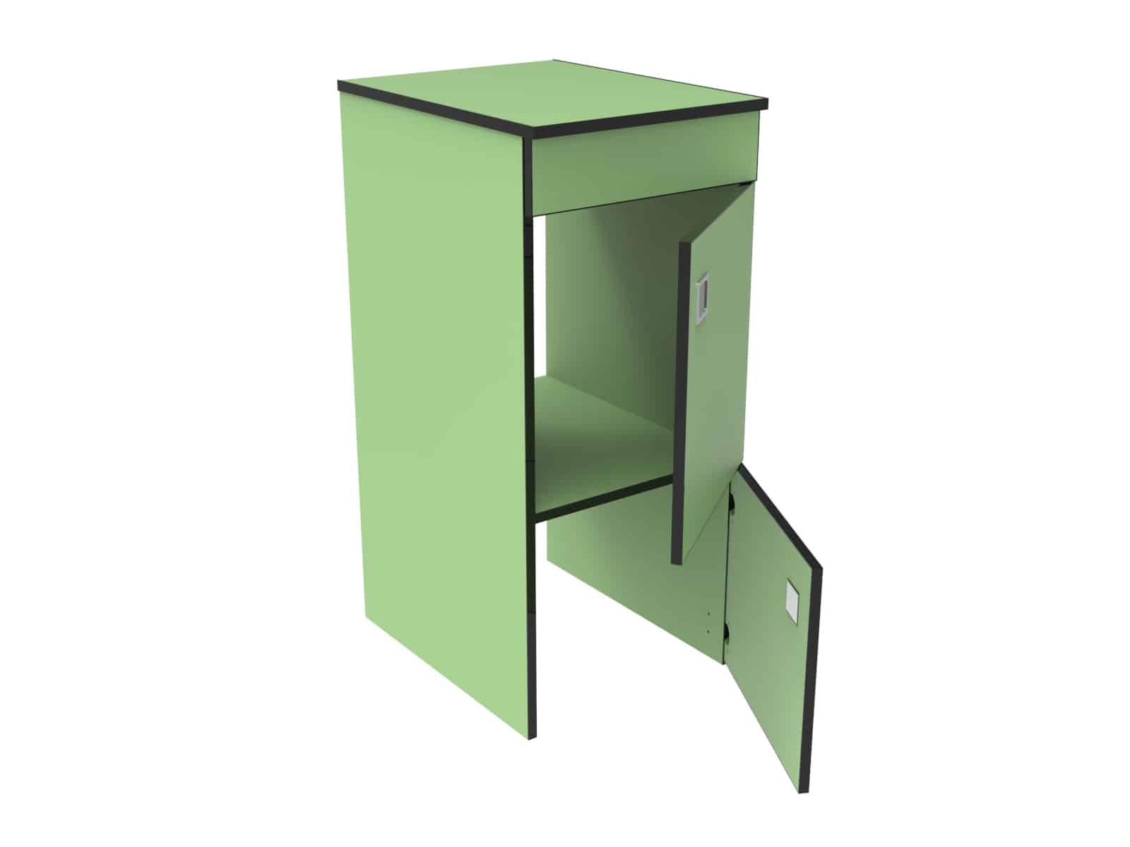 Custom size campervan cupboard parametric design