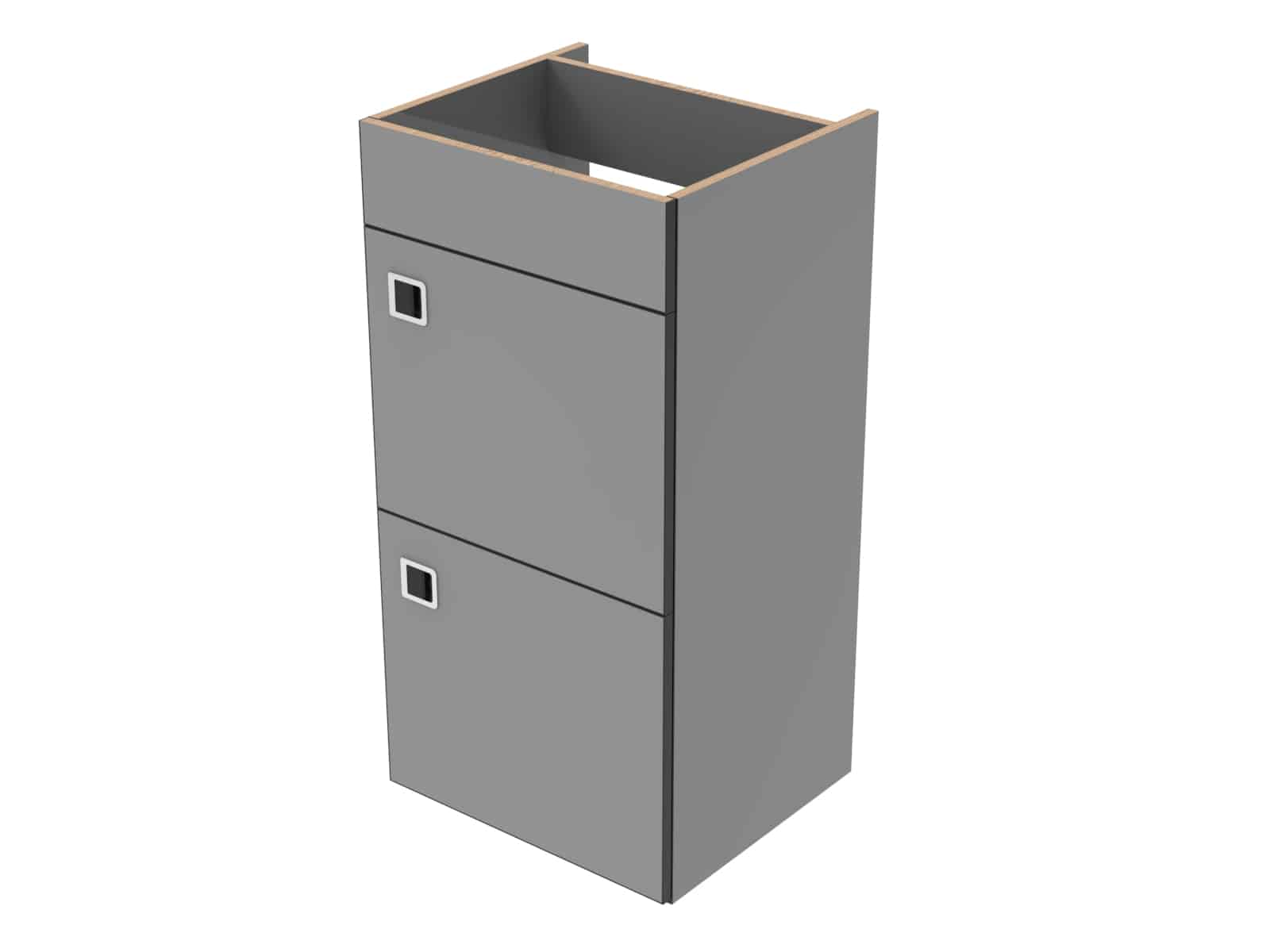 Custom size campervan cupboard parametric design