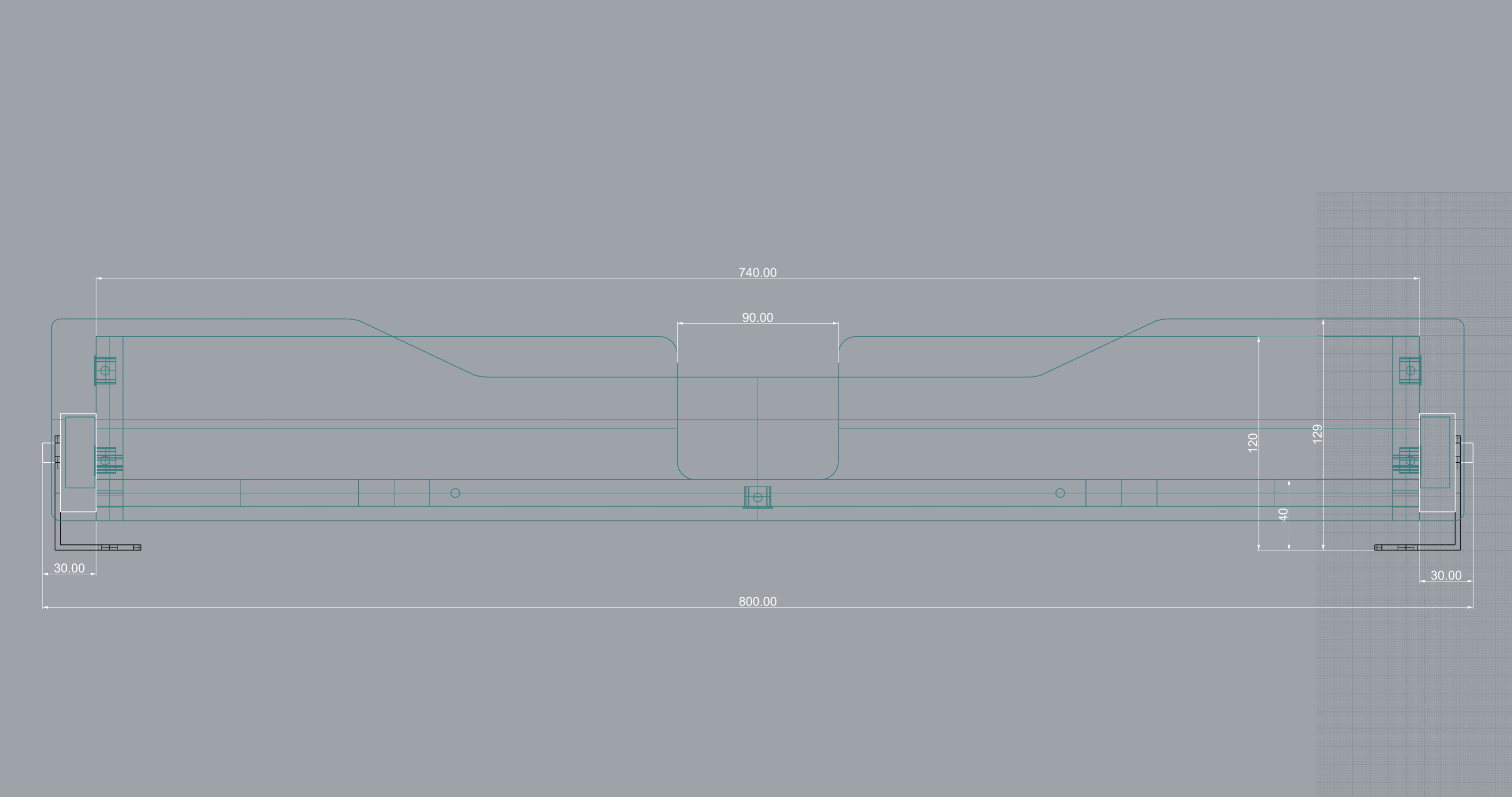 Under bed sliding drawer - 1300 x 800mm - Image 5