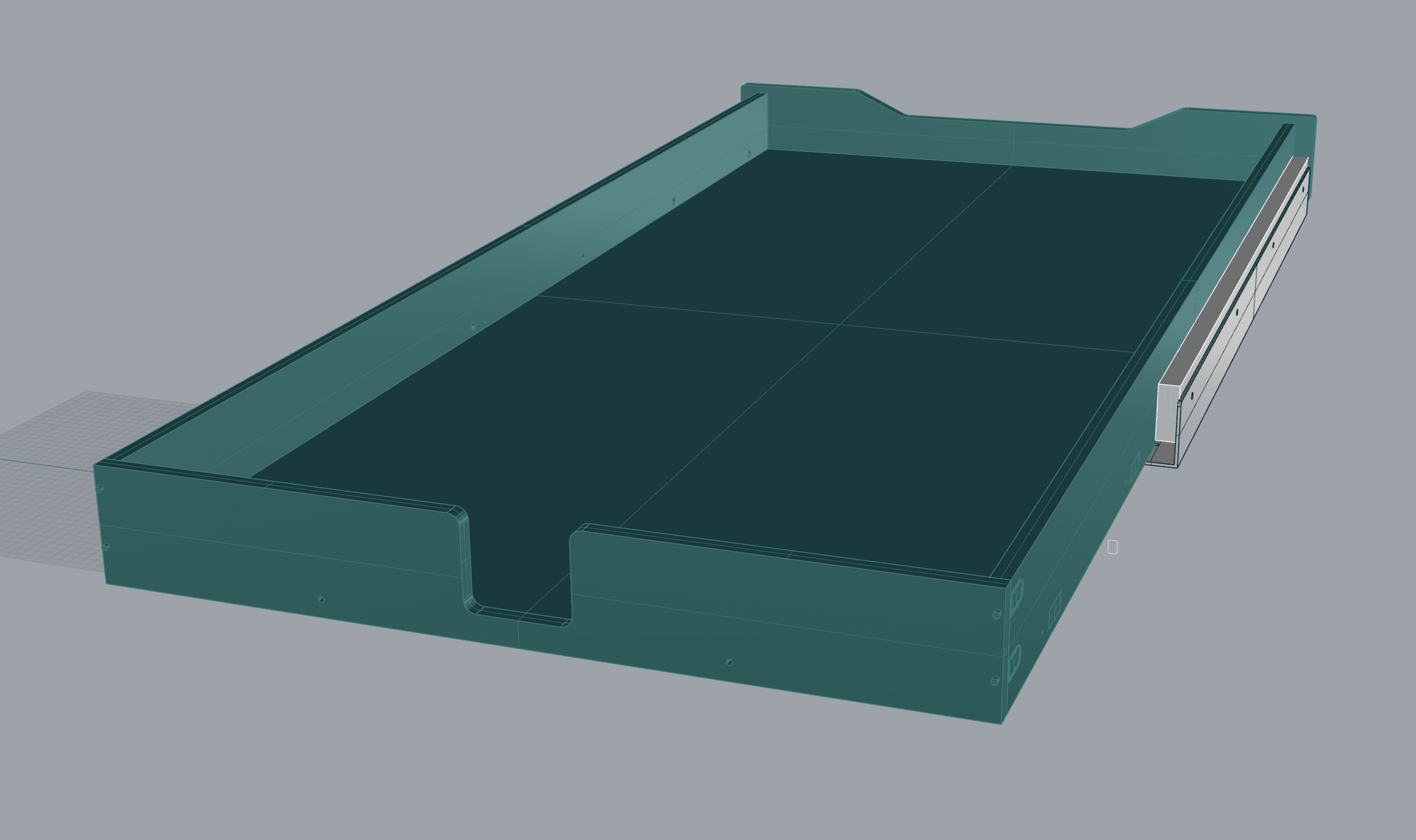 Under bed sliding drawer - 1300 x 800mm - Image 7