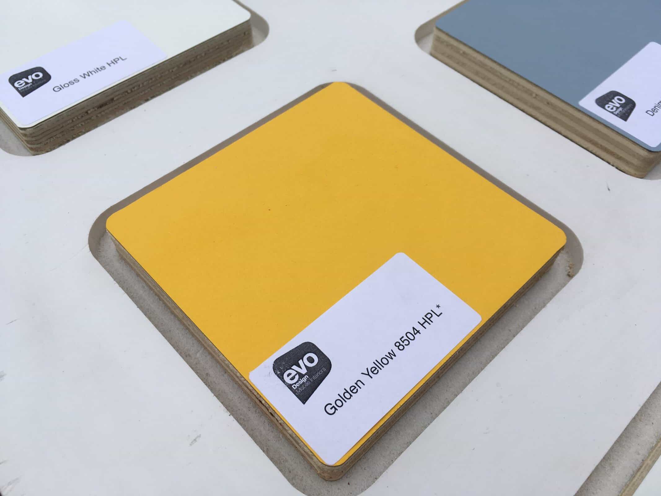 Golden Yellow square 110mm x 110mm ( Max 2 samples for Royal Mail ) - Image 2