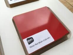 Gloss Red Blush 3126 HPL lightweight plywood