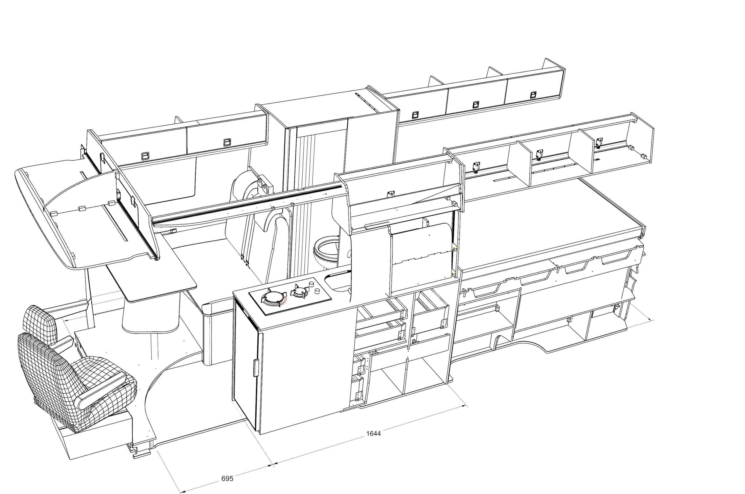 Design 4.1 Plan View - Sprinter LWB & Product List - Image 4