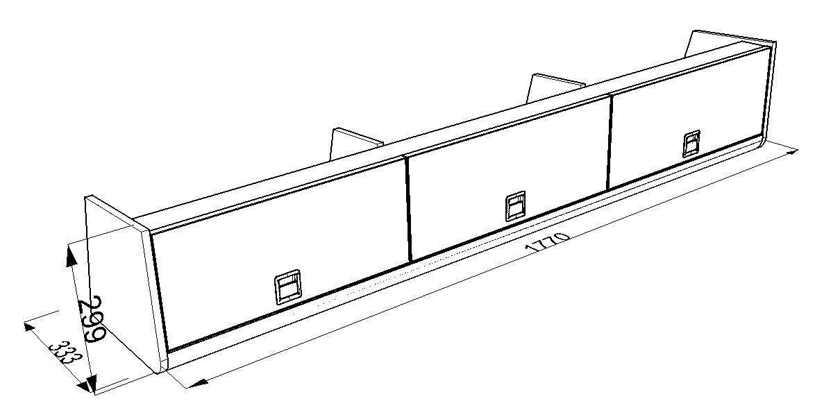 Locker B - 1770mm - Sprinter - (D5)