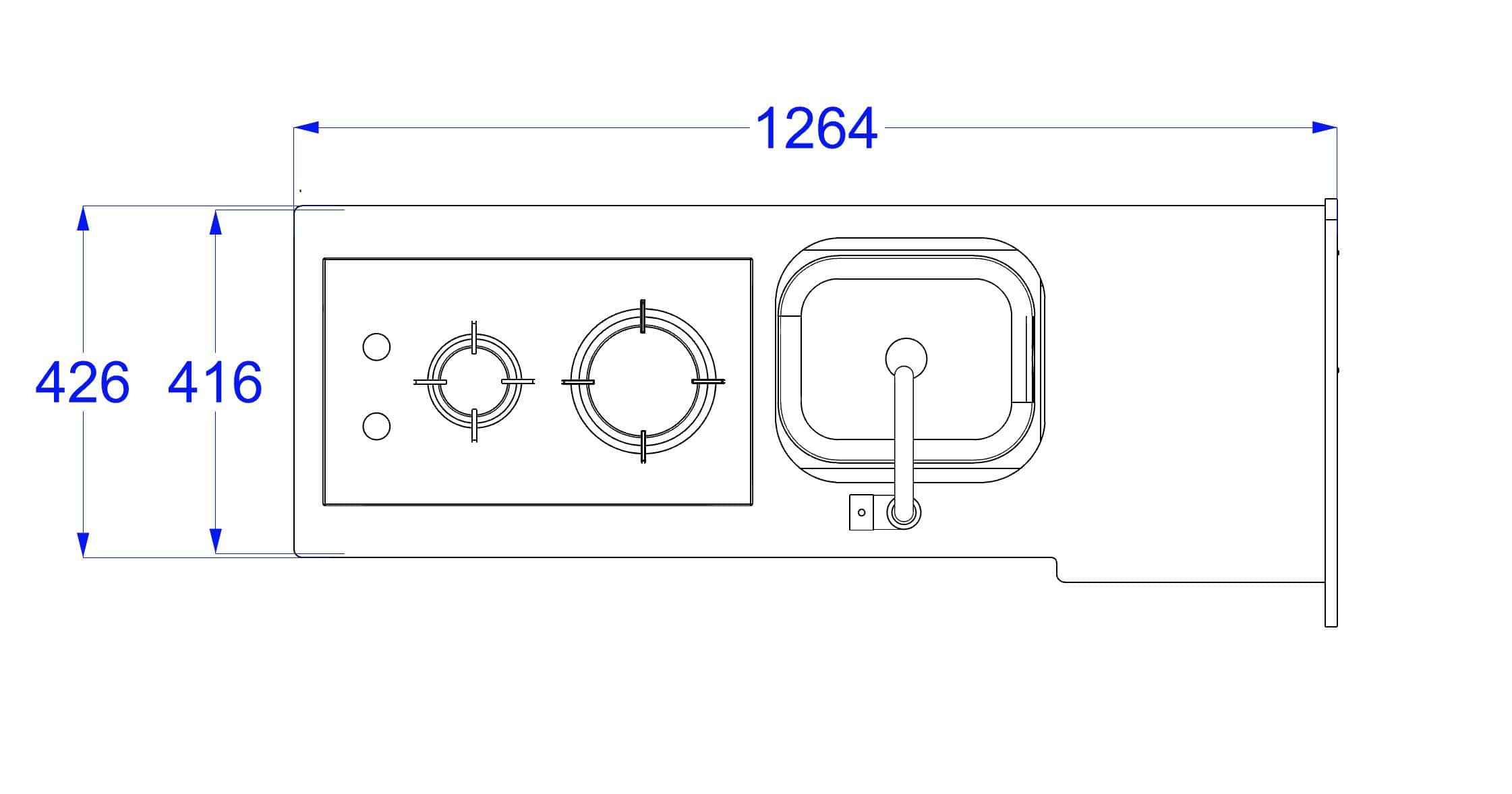 EVO V11.1 LARGE VANS Side door kitchen pod - Image 14