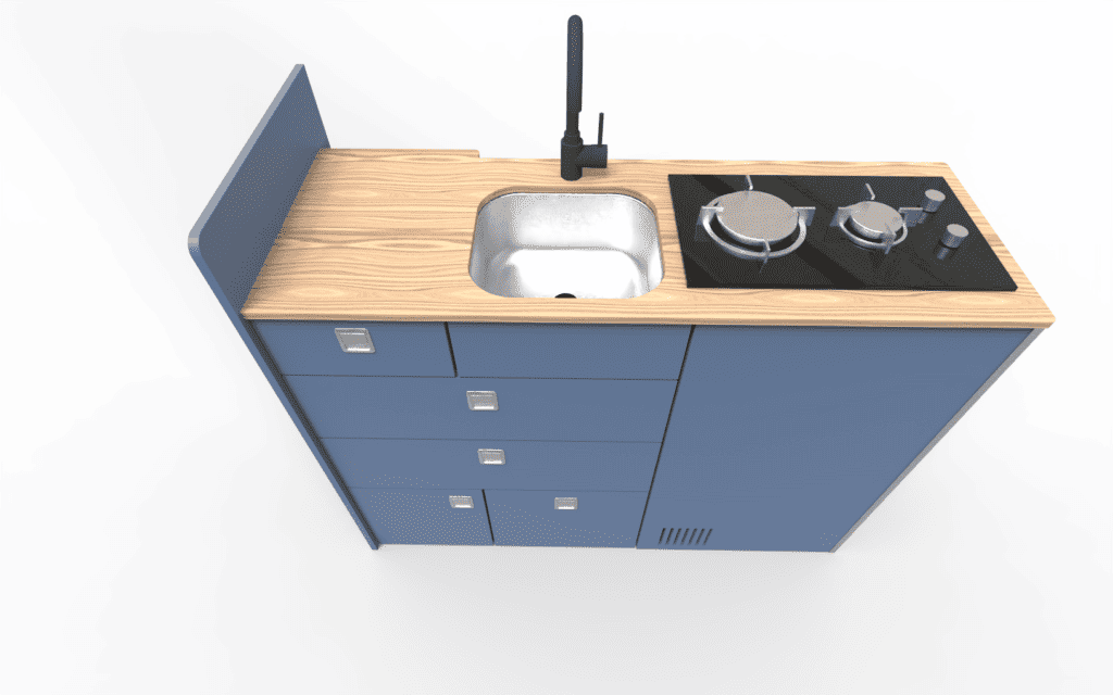 EVO V11 LARGE VANS Side door kitchen pod