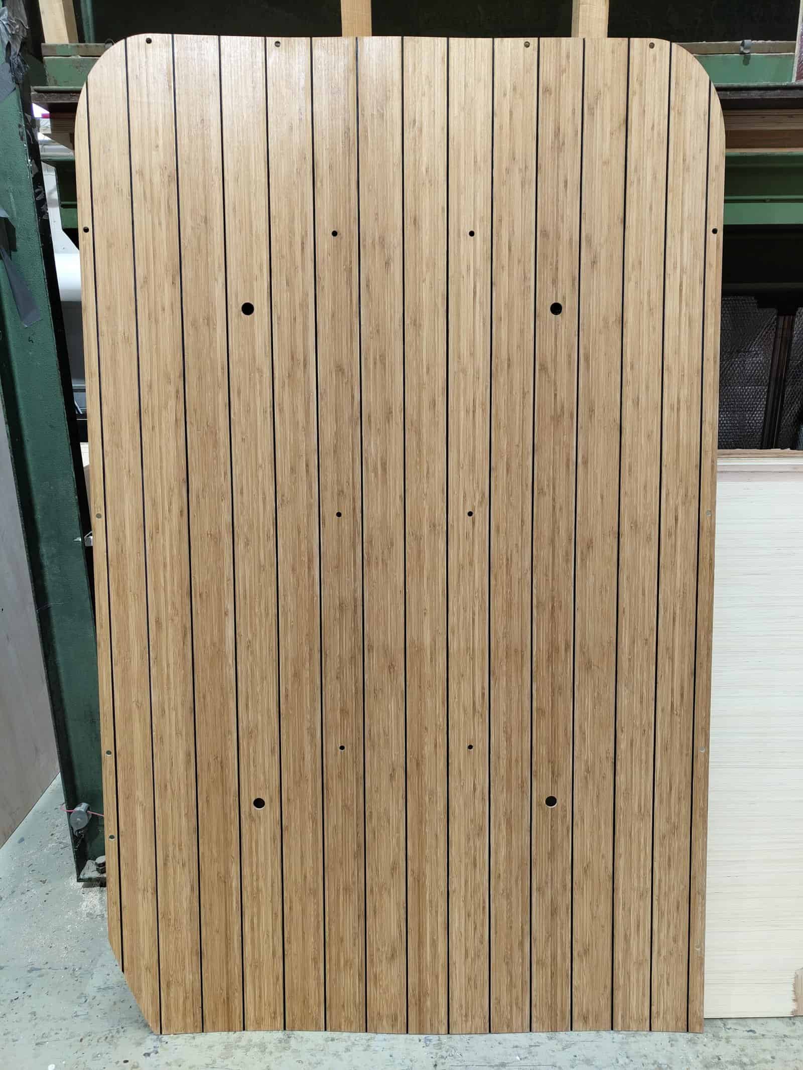 SWB Roof Panels - VW T5 - bamboo grooves - COLLECTION ONLY - Image 2