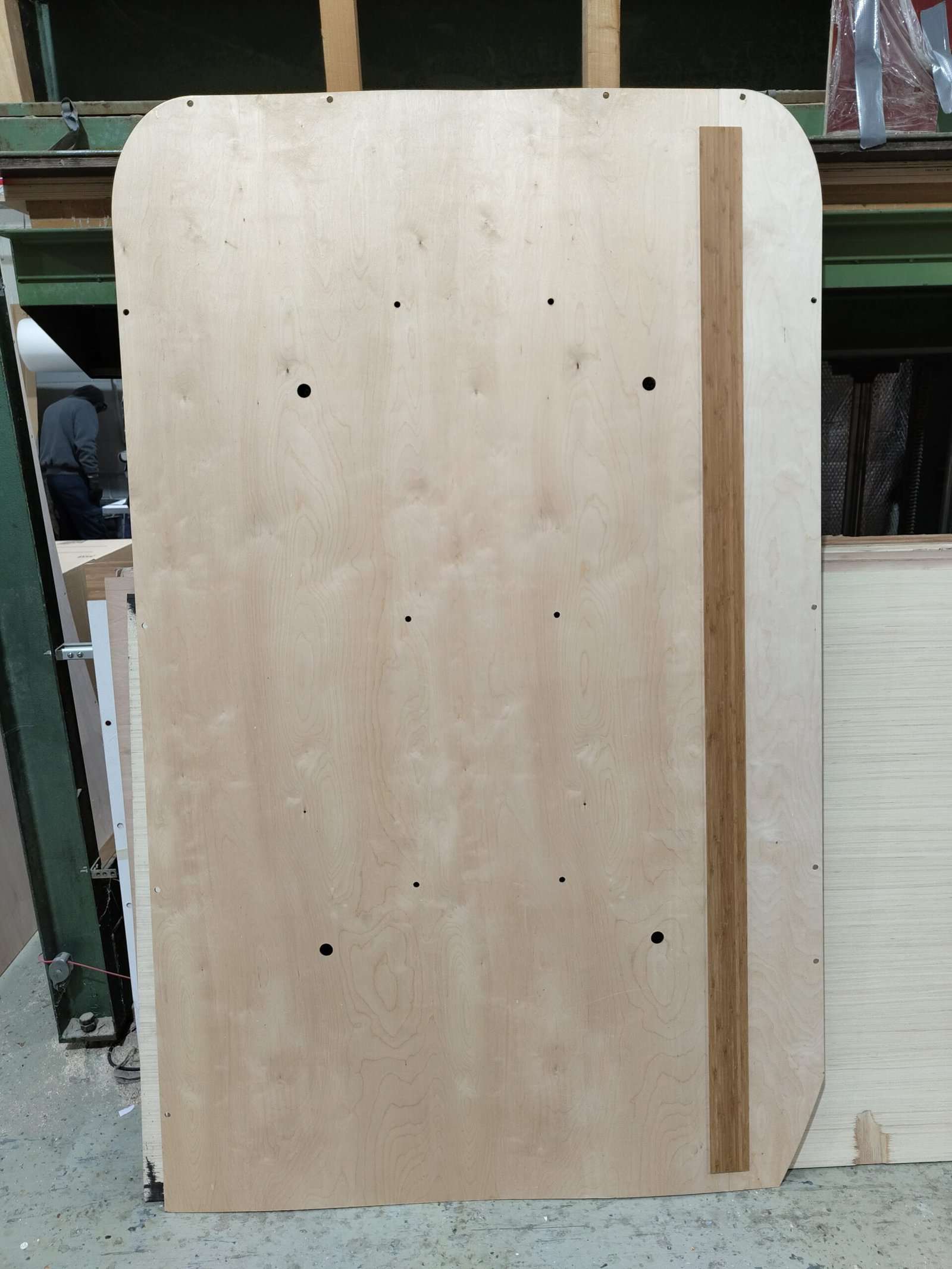 SWB Roof Panels - VW T5 - bamboo grooves - COLLECTION ONLY - Image 3