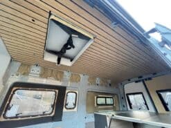 Alternative view of Crafter 2017 onwards - NEW SHAPE - LWB HIGH ROOF PANELS ( Bamboo with grooves supplied 8 Black Marker Pens + Black Screws )