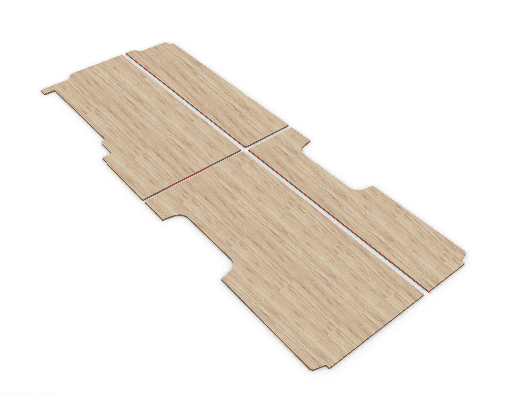 Light weight insulated floor - New VW Crafter 2017 onwards - EXTRA Long Wheel Base ( XLWB )