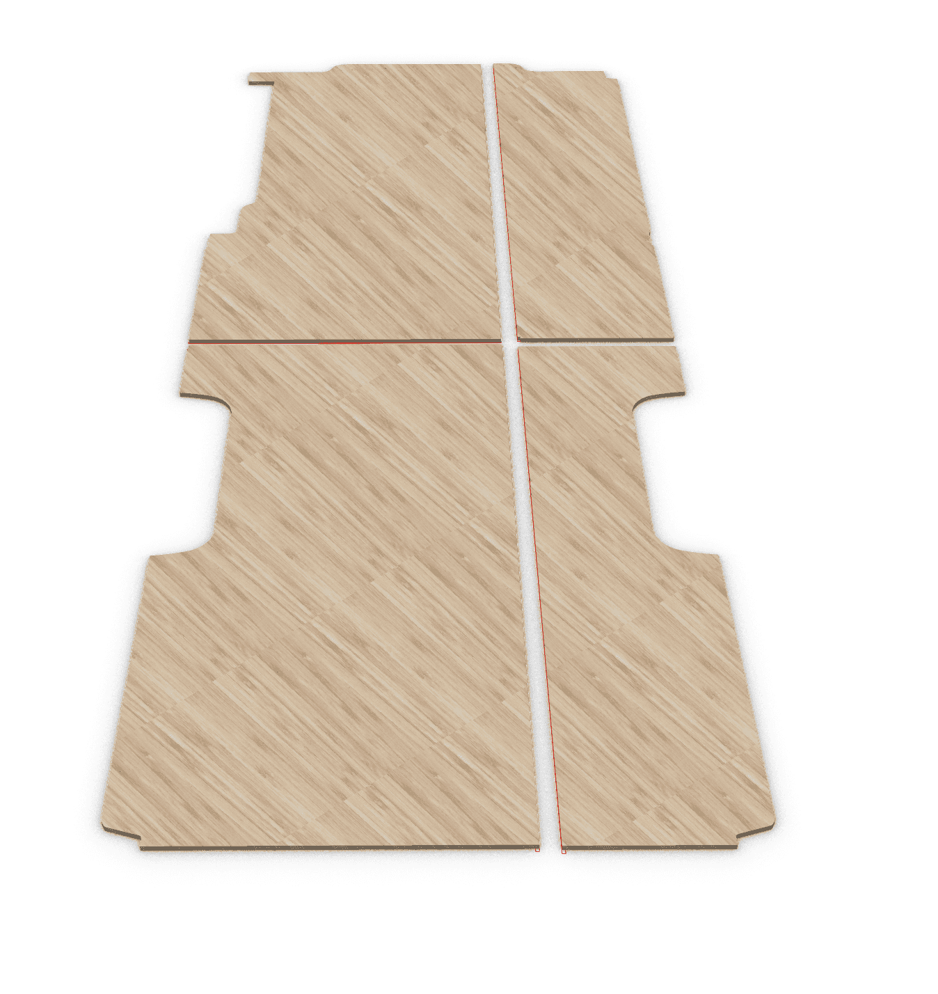 Light weight insulated floor - New VW Crafter 2017 onwards - EXTRA Long Wheel Base ( XLWB ) - Image 2