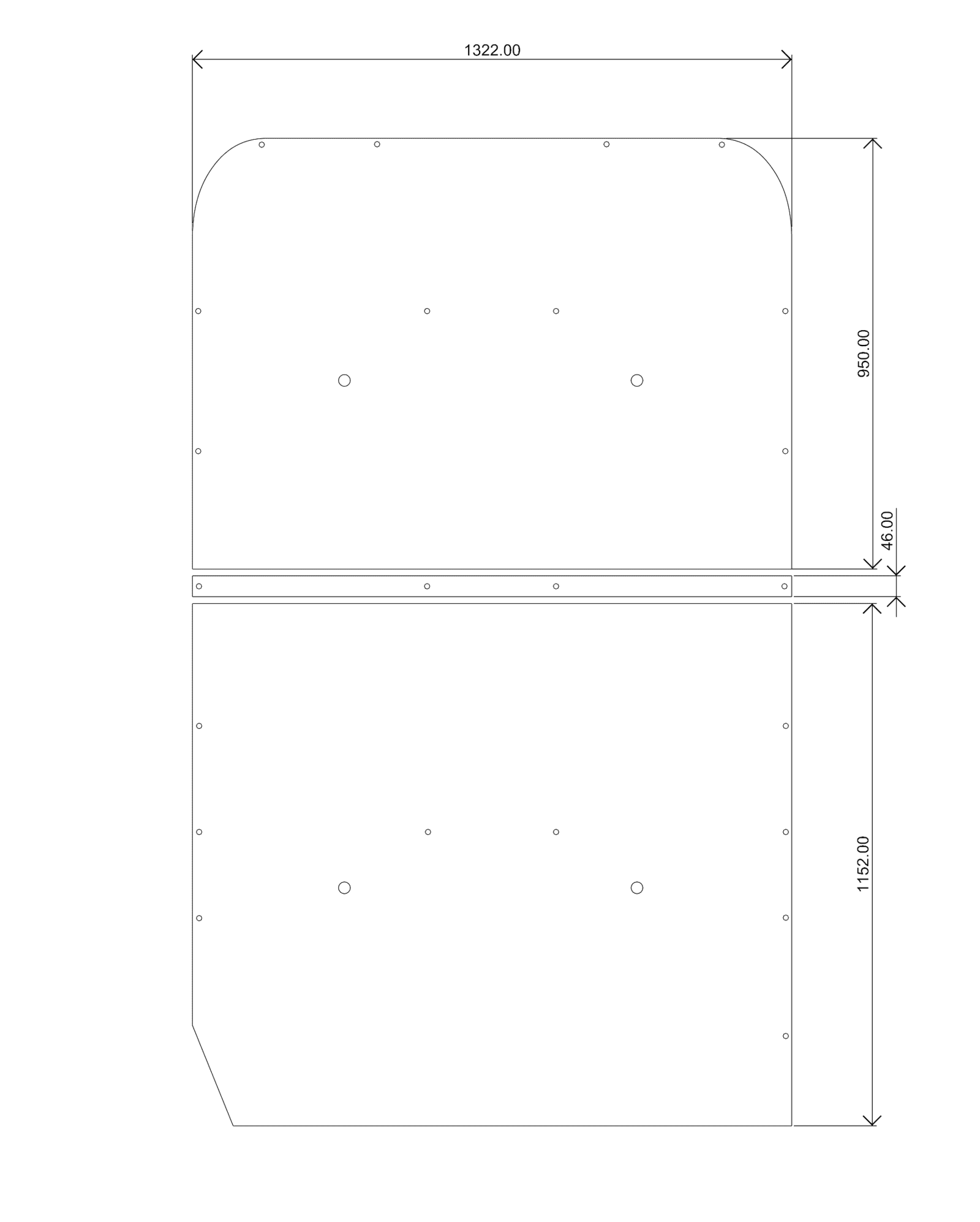 Roof Panels - VW T5 /T6 2 part roof -swb van - Image 2