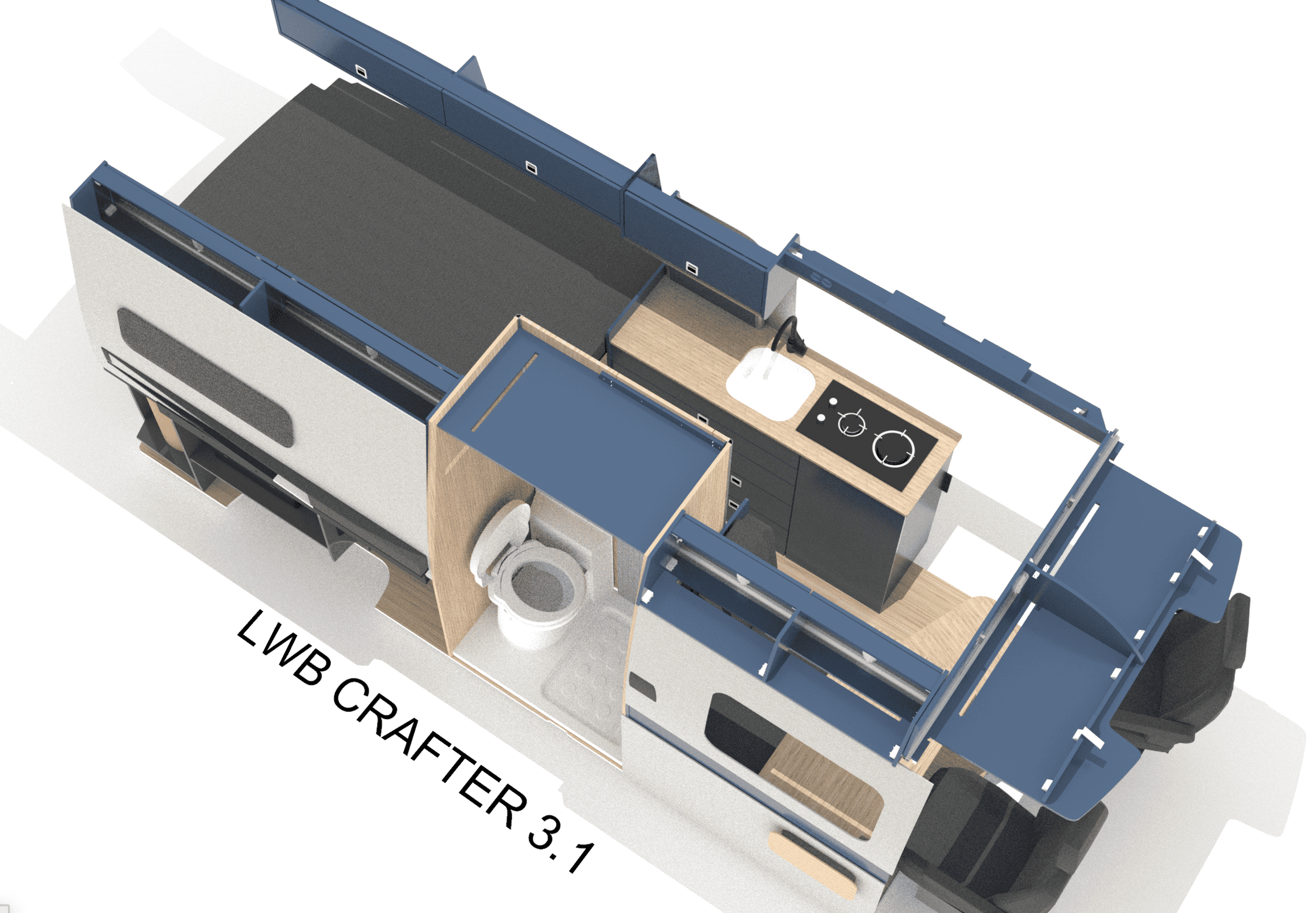 Plan view D3.1- Crafter LWB >2017 & Product List - Image 3