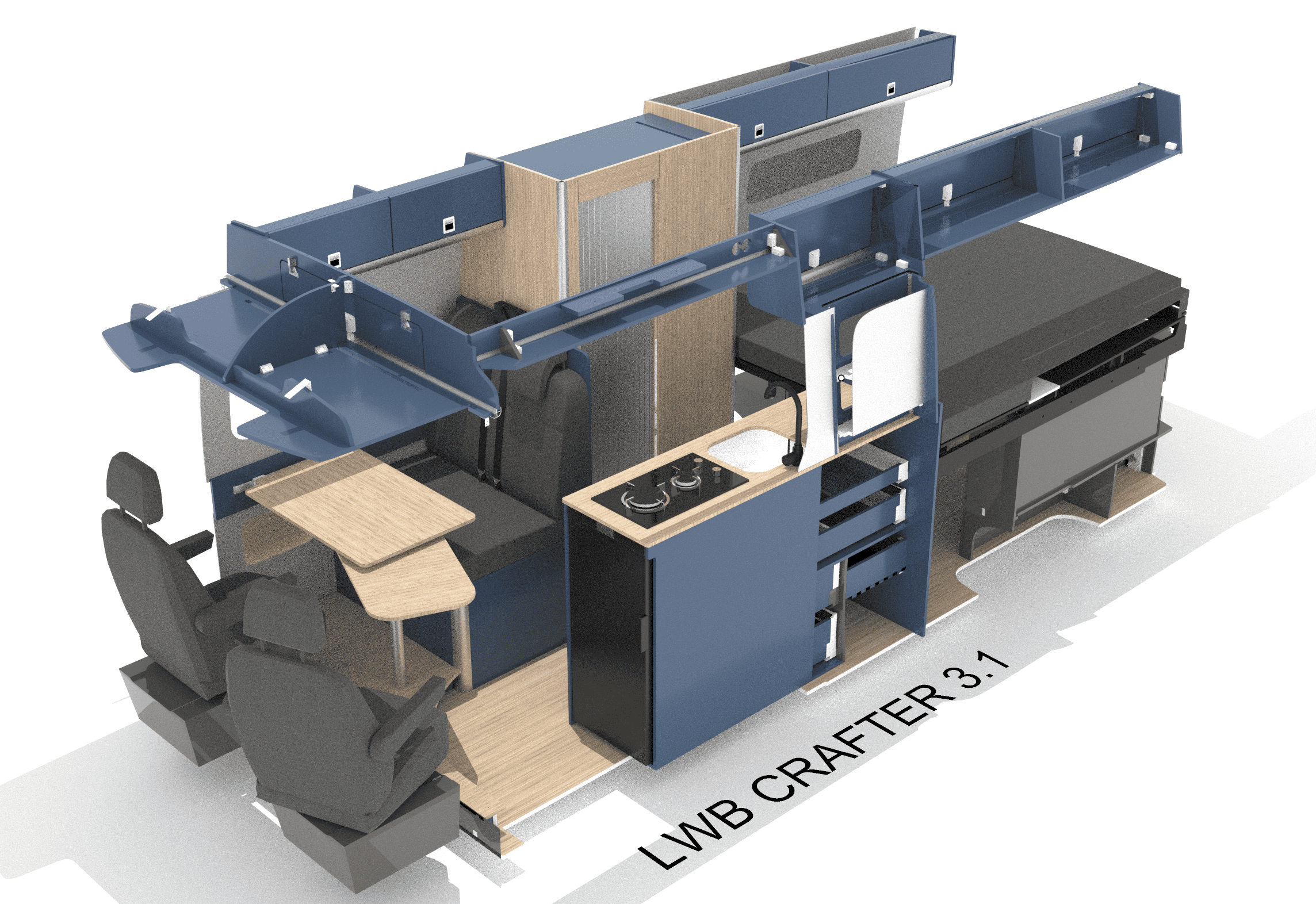 Plan view D3.1- Crafter LWB >2017 & Product List - Image 2