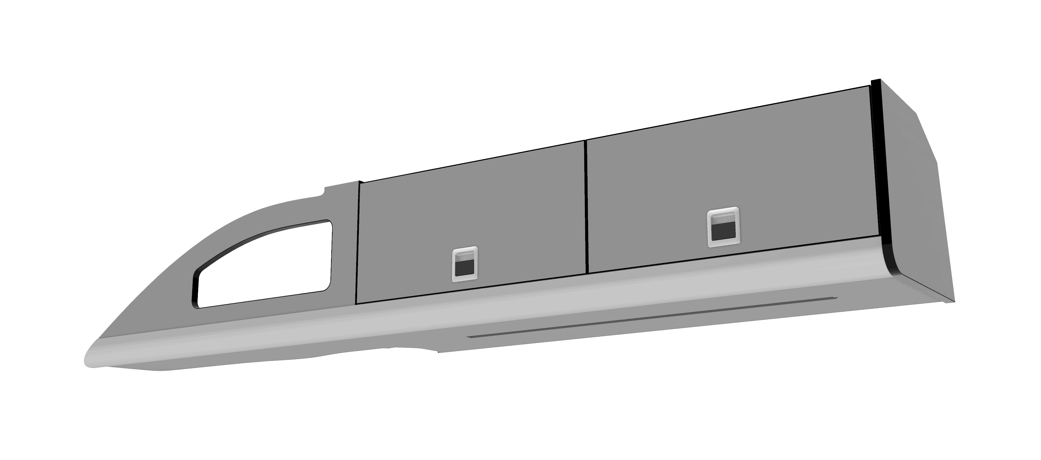 DRIVER SIDE INTO CAB LOCKER B (Crafter 2017+ MWB)
