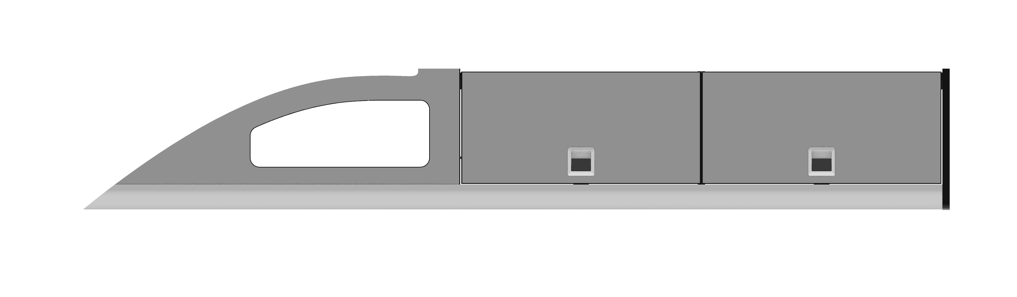DRIVER SIDE INTO CAB LOCKER B (Crafter 2017+ MWB) - Image 3