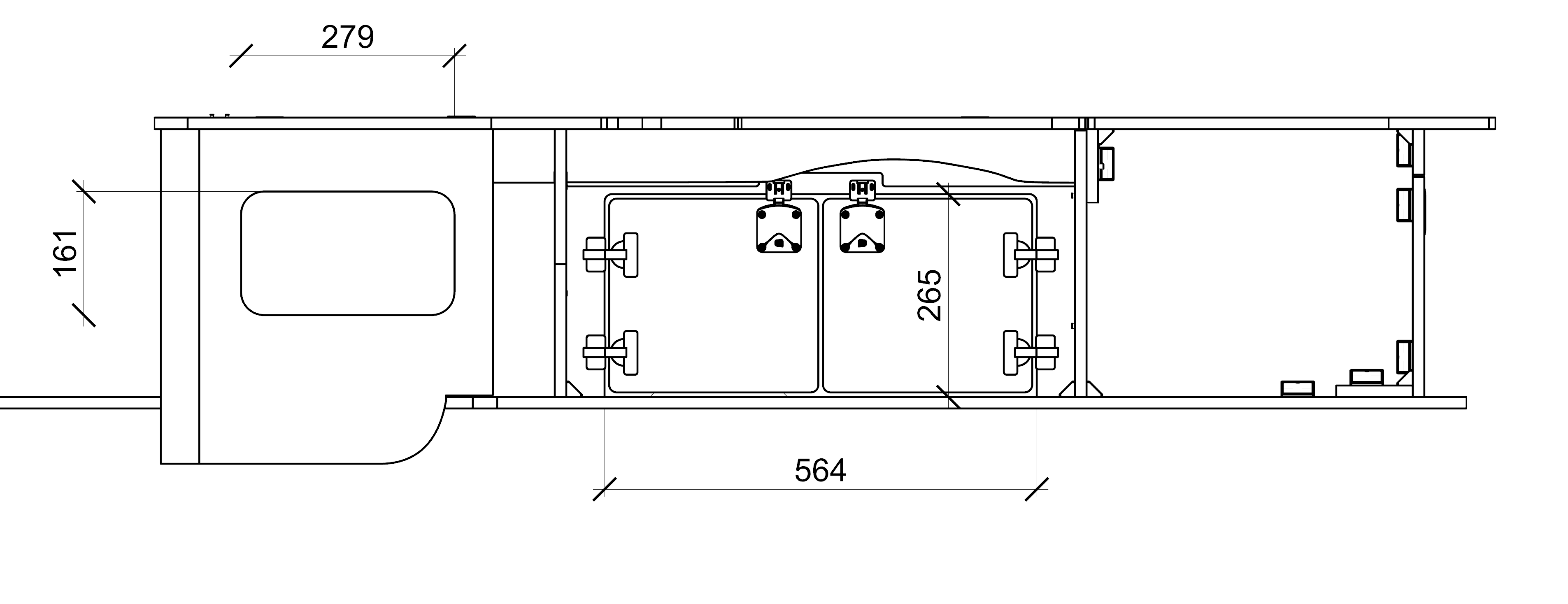 EVO U-SHAPE BED SYSTEM (FOLDING) FOR T5/T6 SWB - Image 10