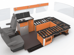EVO U-SHAPE BED SYSTEM (FOLDING) FOR T5/T6 SWB