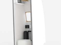 Alternative view of Shower storage Cupboard A  ( Gloss White )