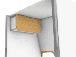 Shower storage Cupboard A ( Gloss White )