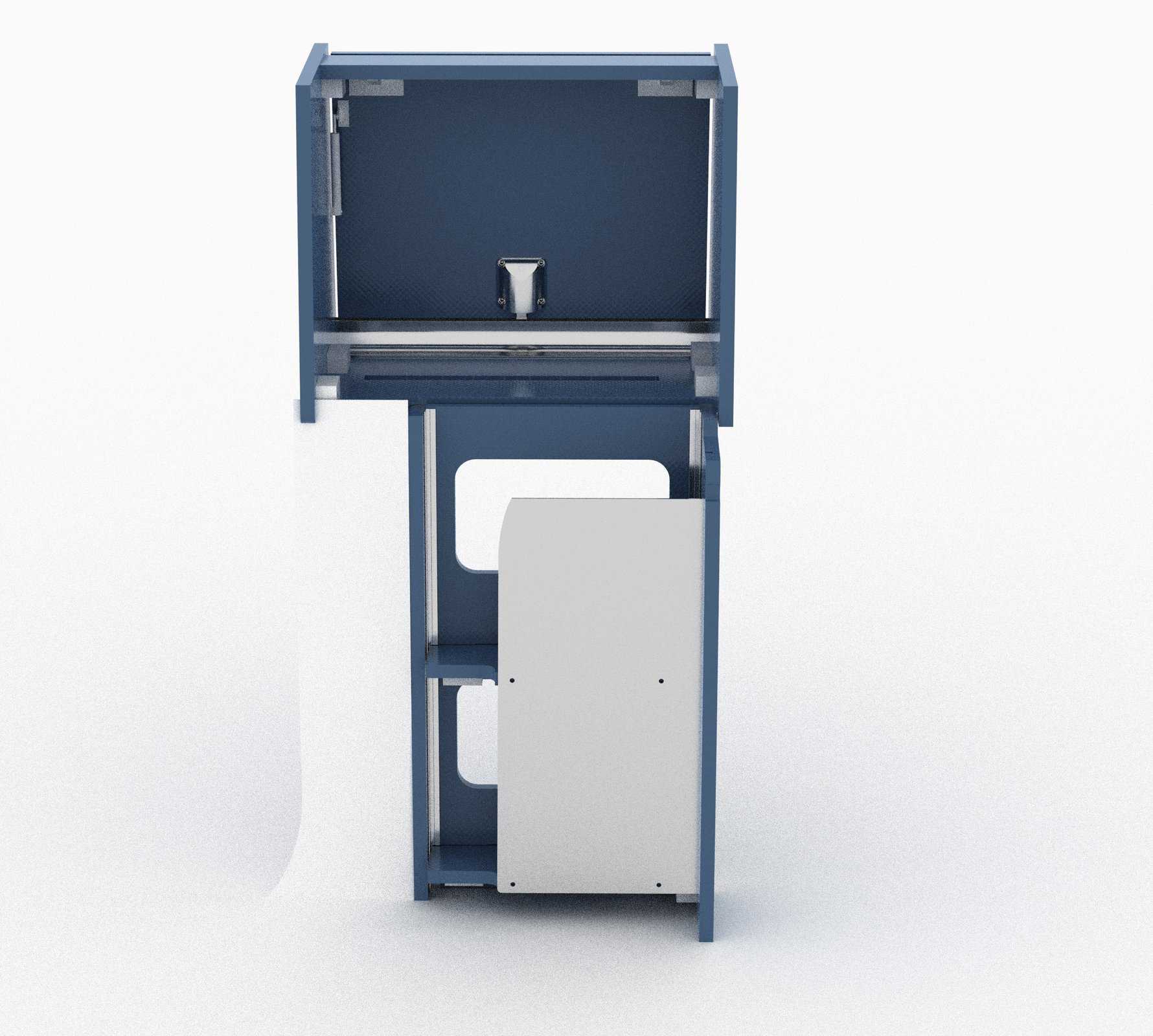 Locker (N2) 450mm Crafter Man TGE MWB van - Image 3
