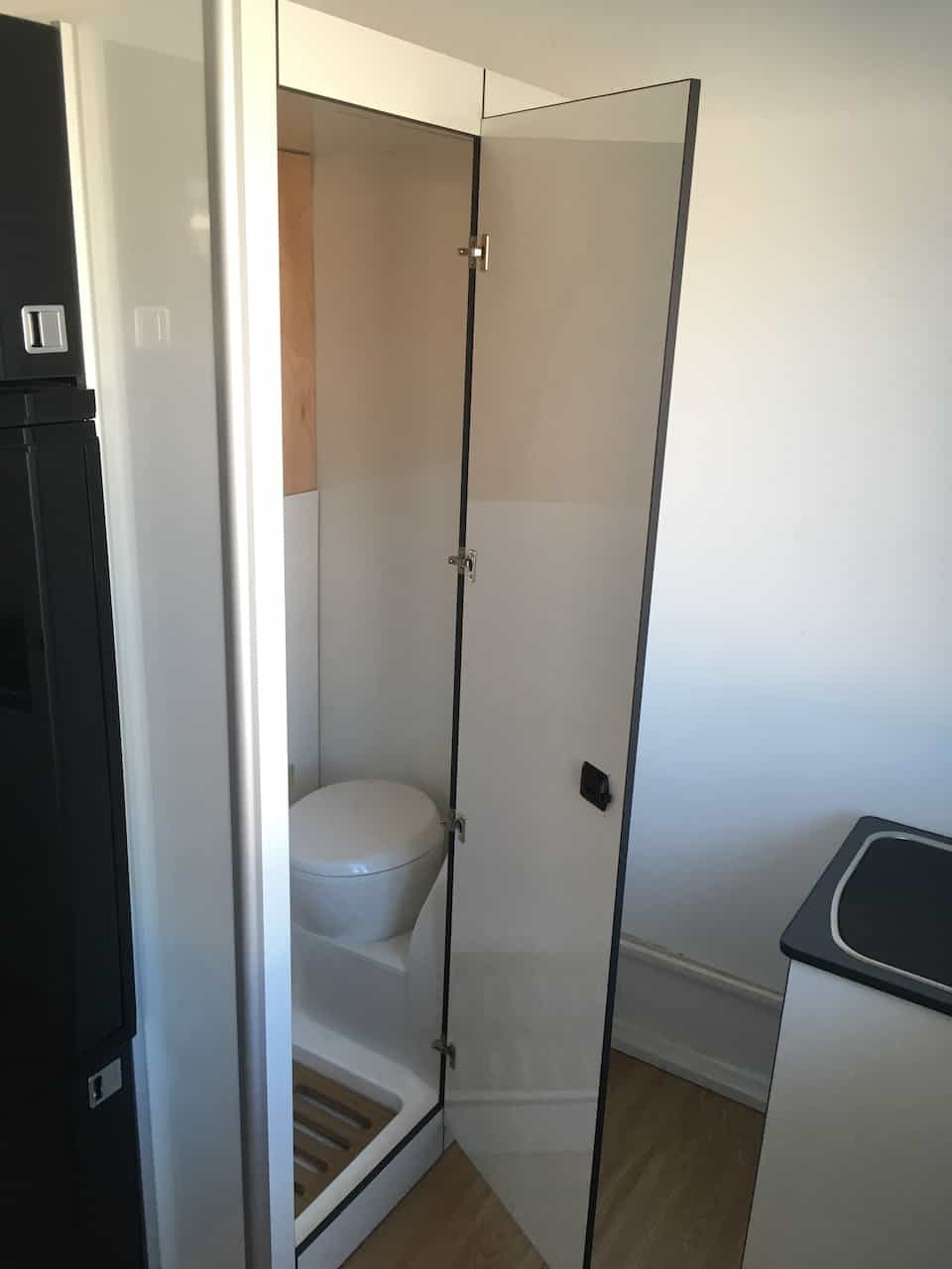 Evomatic shower Door handle / toilet - With inner sliding pin to open from the inside. - Image 5