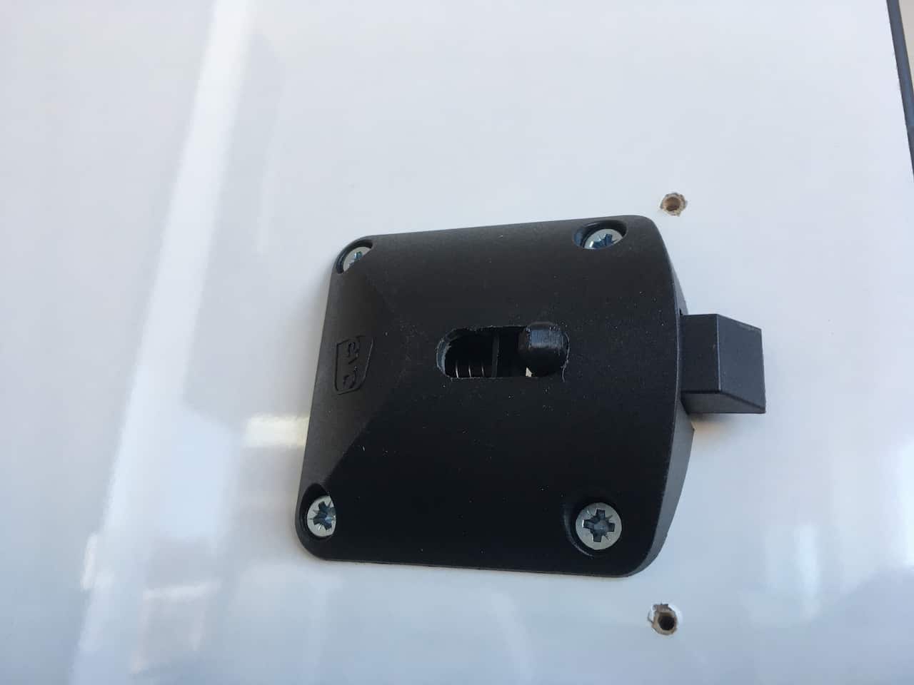 Evomatic shower Door handle / toilet - With inner sliding pin to open from the inside. - Image 3