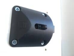Evomatic shower Door handle / toilet - With inner sliding pin to open from the inside.
