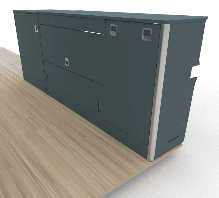 Under platform bed storage (D4) Sprinter 2006 onwards LWB (Z1.1) - Image 4