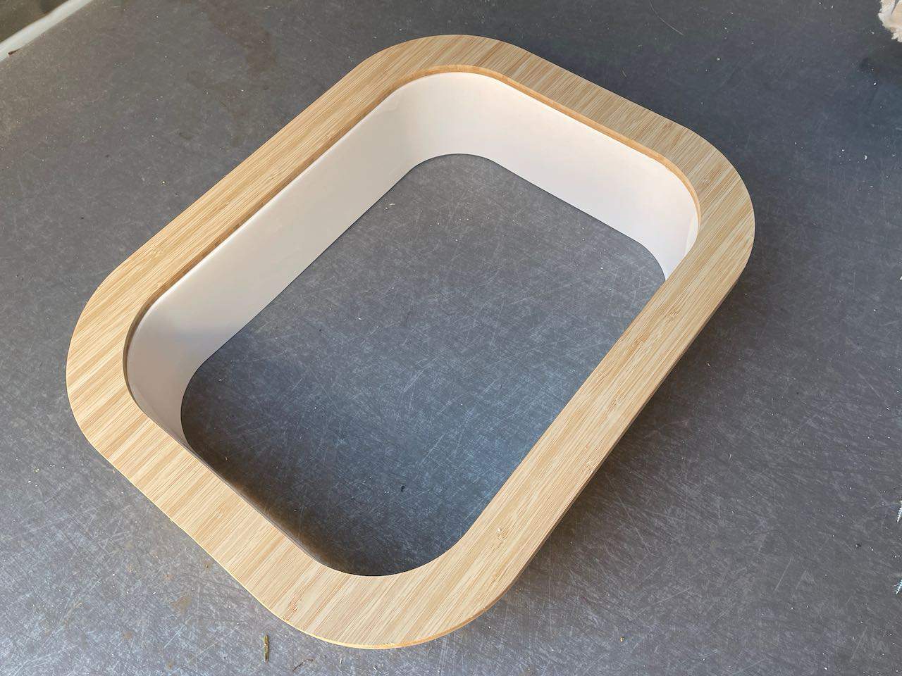 Window inner frame + Bamboo frame