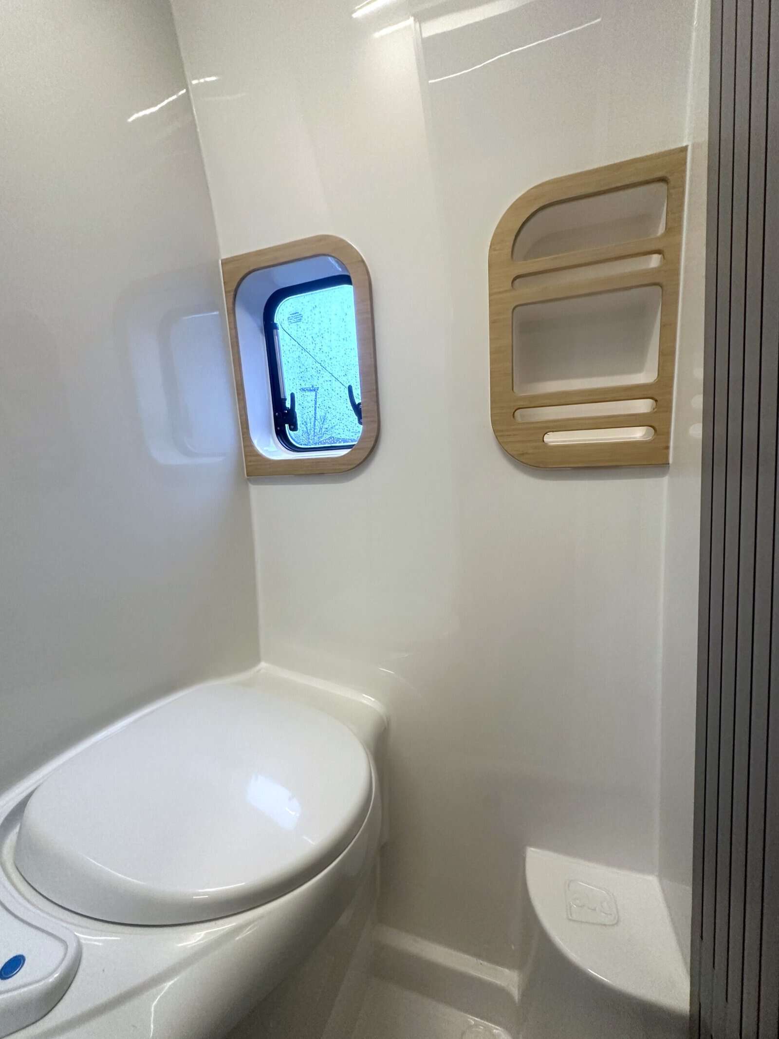 Shower B Window Frame + Alcove