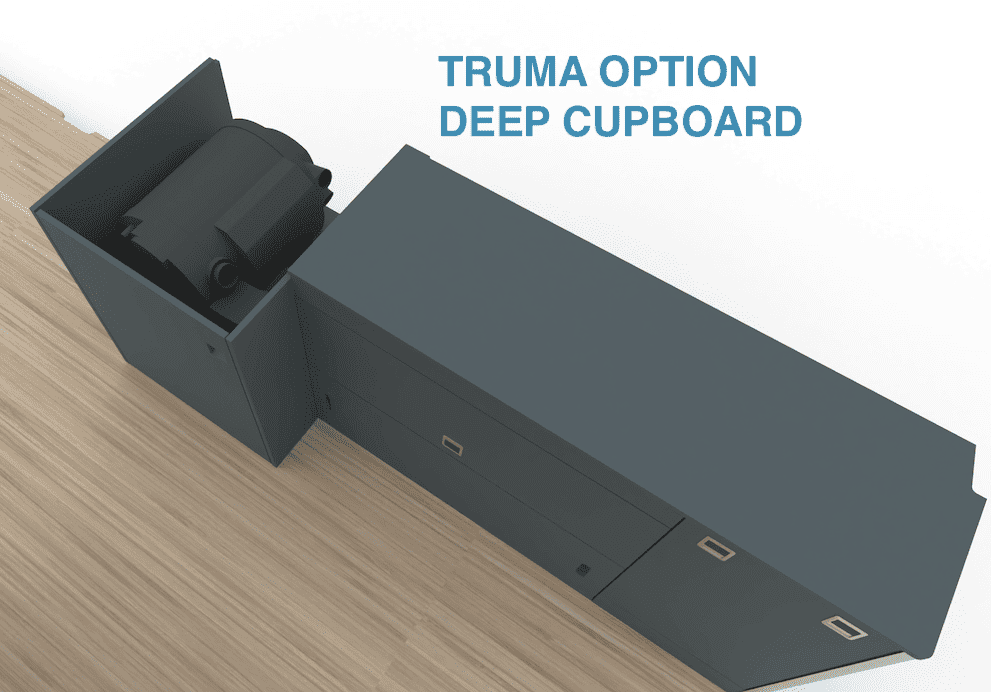 Under platform bed storage (D4) Sprinter 2006 onwards LWB (Z1.1) - Image 7