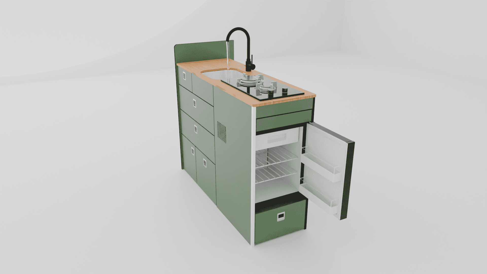 EVO V11.1 LARGE VANS Side door kitchen pod - Image 12