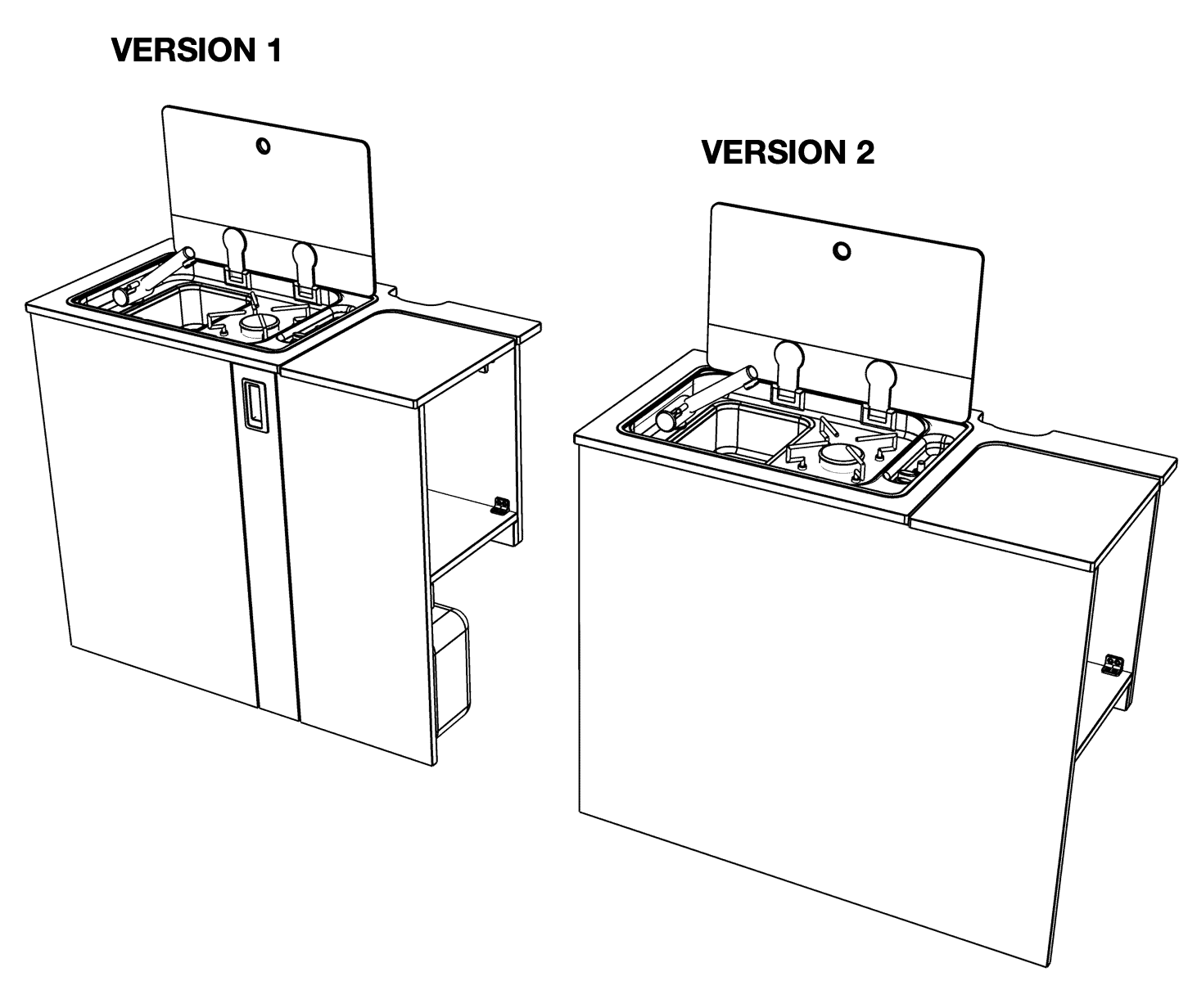 Twin Slider Pod 2 versions
