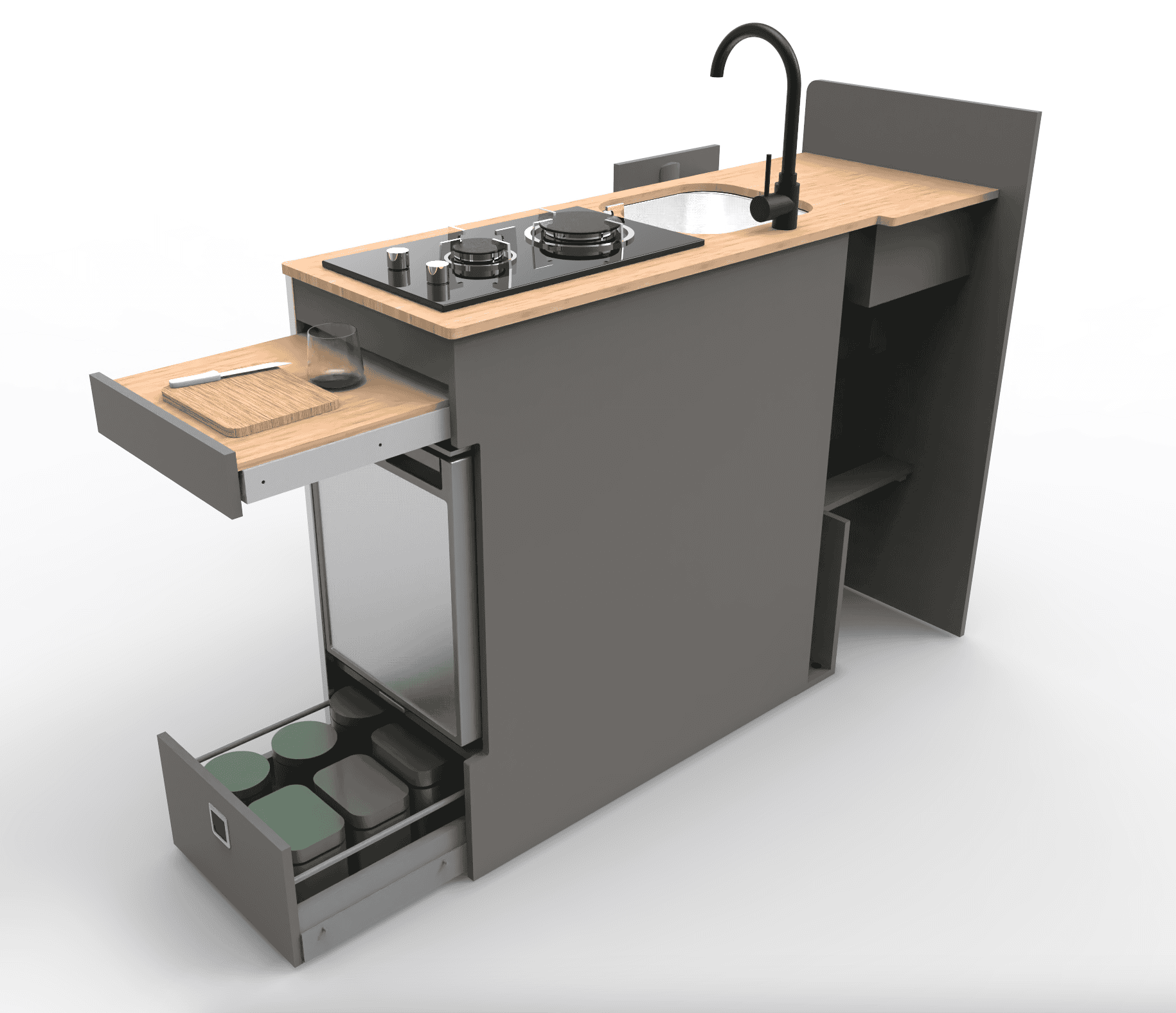 EVO V11.1 LARGE VANS Side door kitchen pod - Image 8