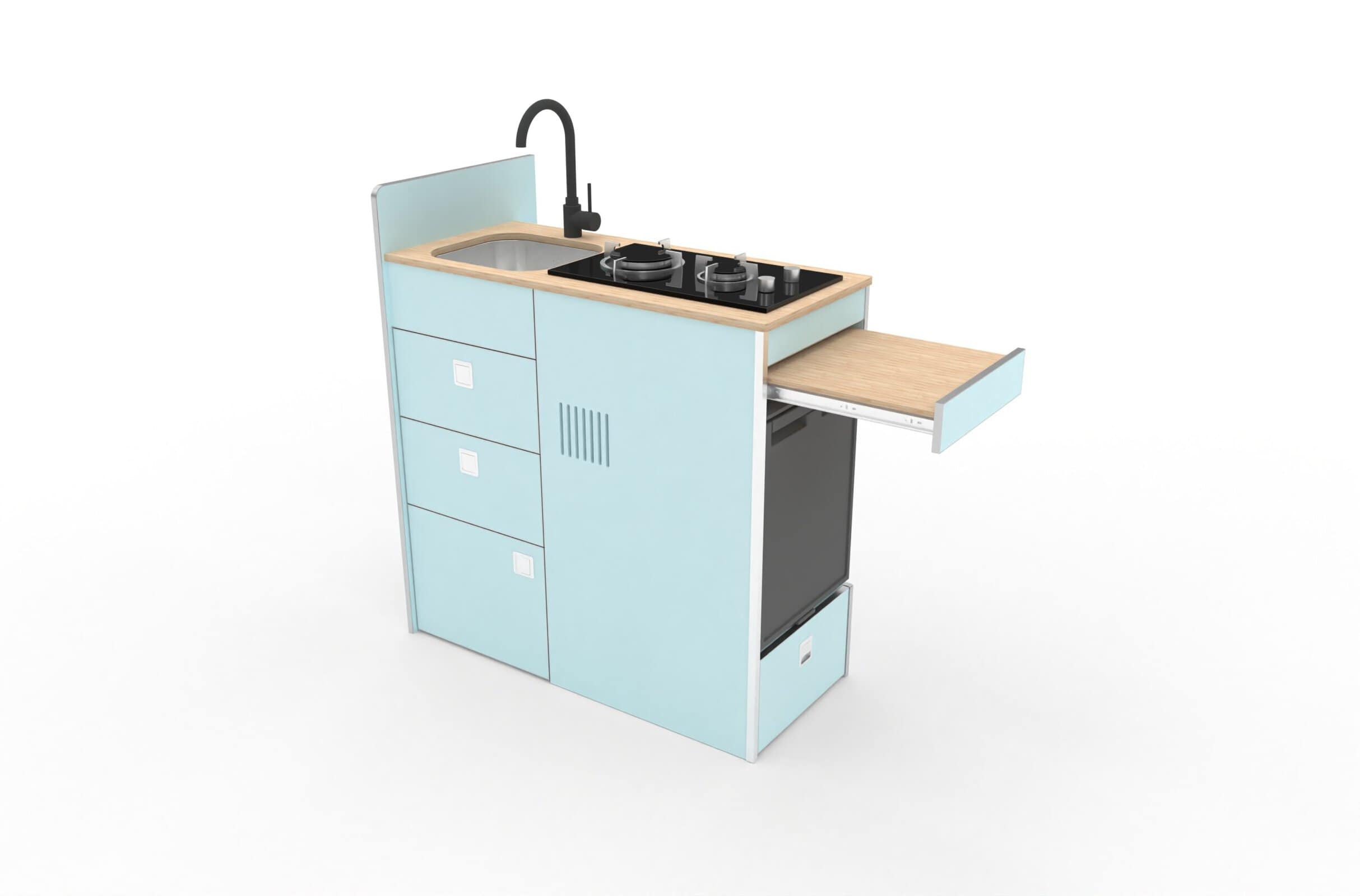 EVO V11.2 LARGE VANS Side door kitchen pod