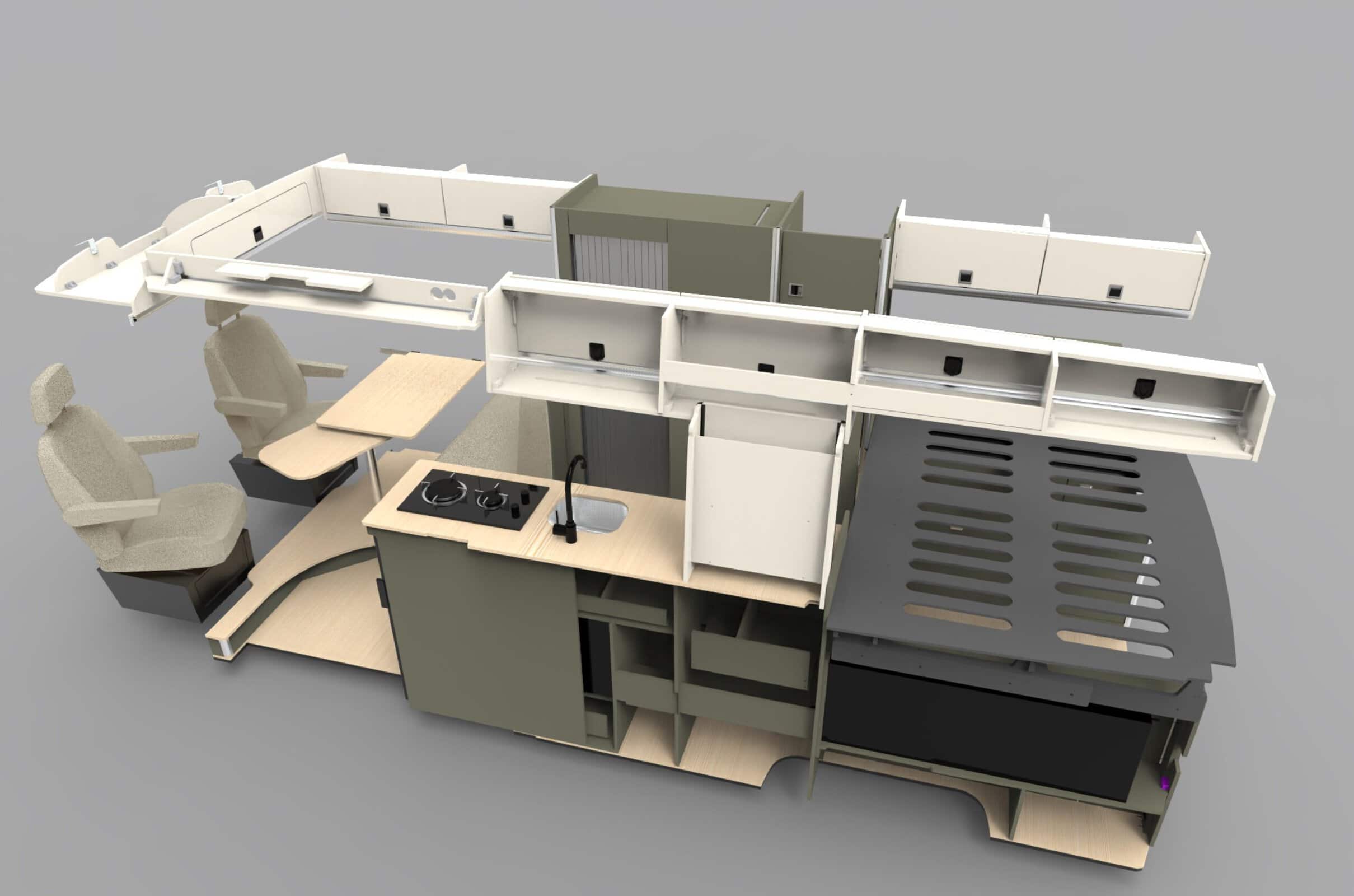 Design 8 Plan view - Crafter LWB +2017 & Product List - Image 5