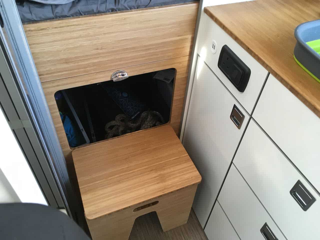 GARAGE DOOR BED STEP