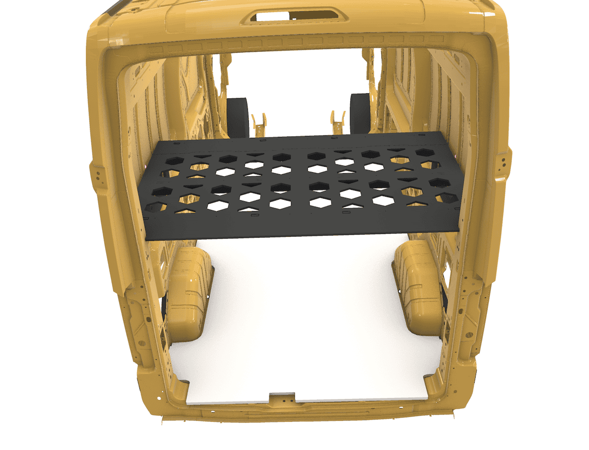 REAR BED PLATFORM FORD TRANSIT MK8 L3 - Black Heksa SALE - Image 11
